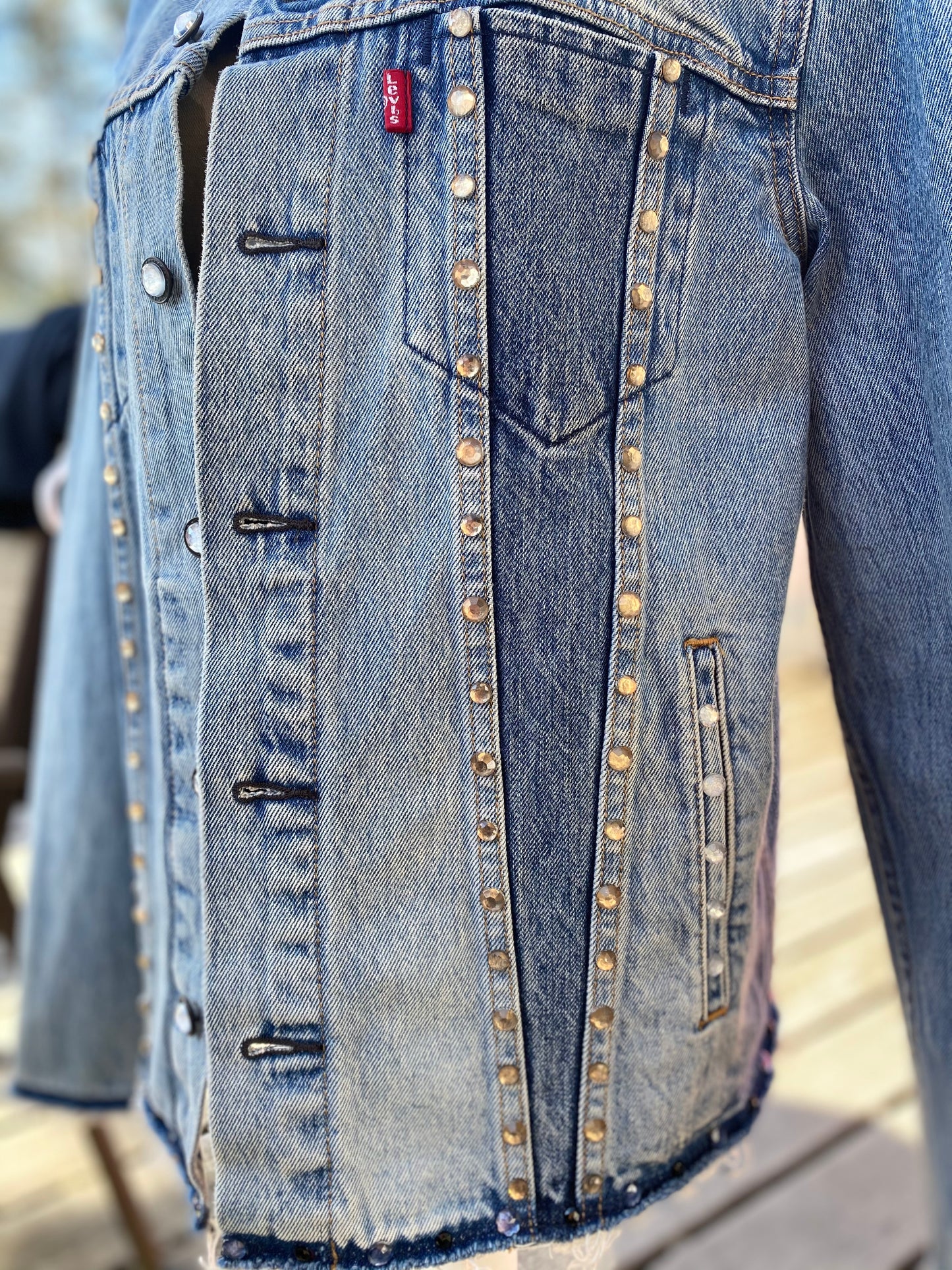 With All My Love, Marilyn - Trucker Jacket Size Med - *Oversized*