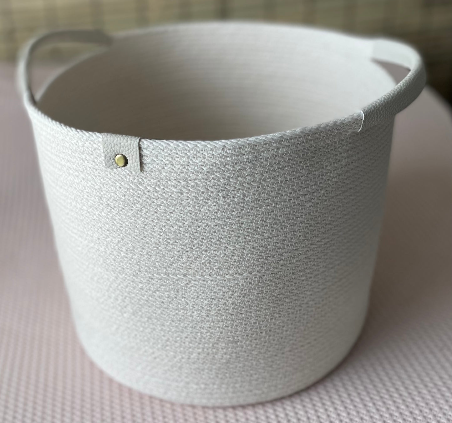 Storage Basket ~ Cream