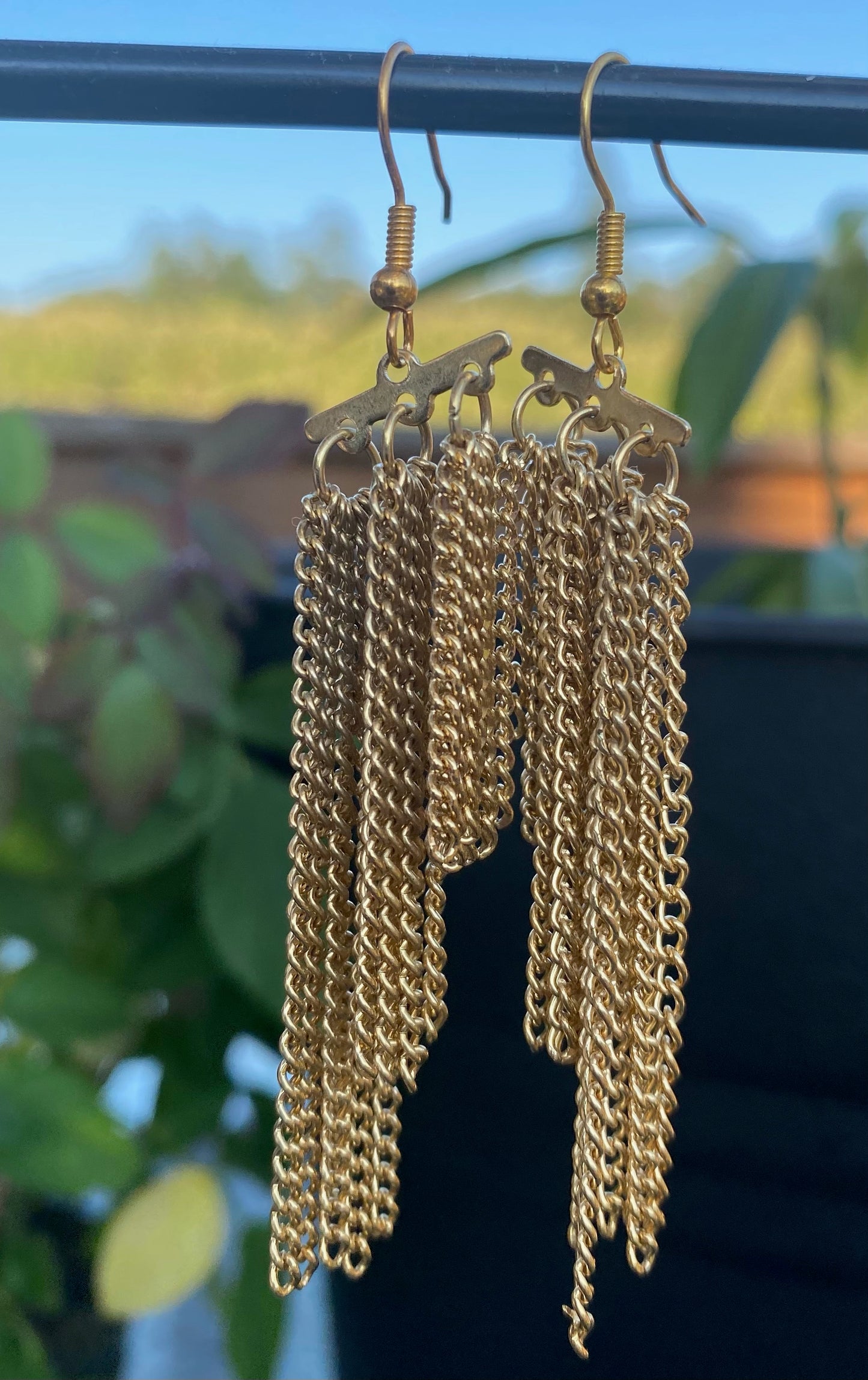 Gold Chain Chandeliers