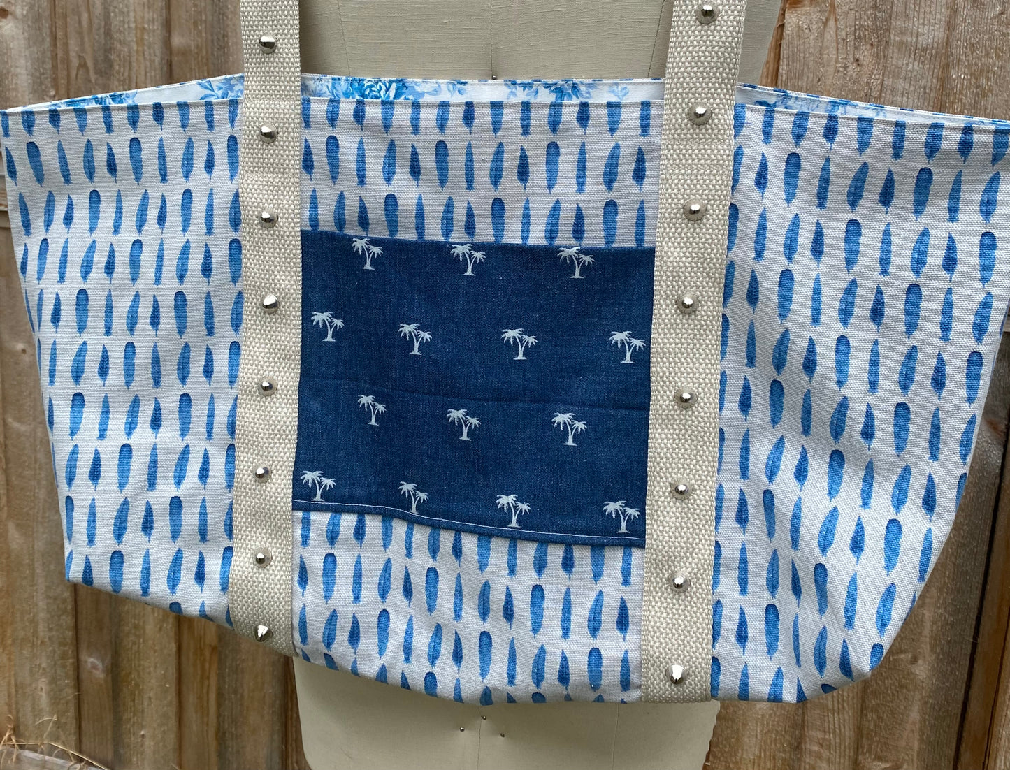 Feather Linen Bag