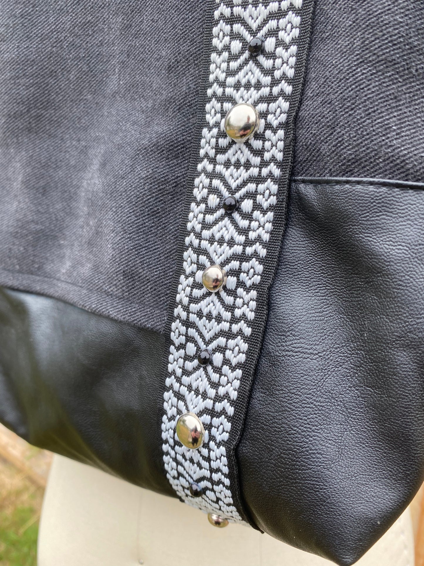Black Denim Bag
