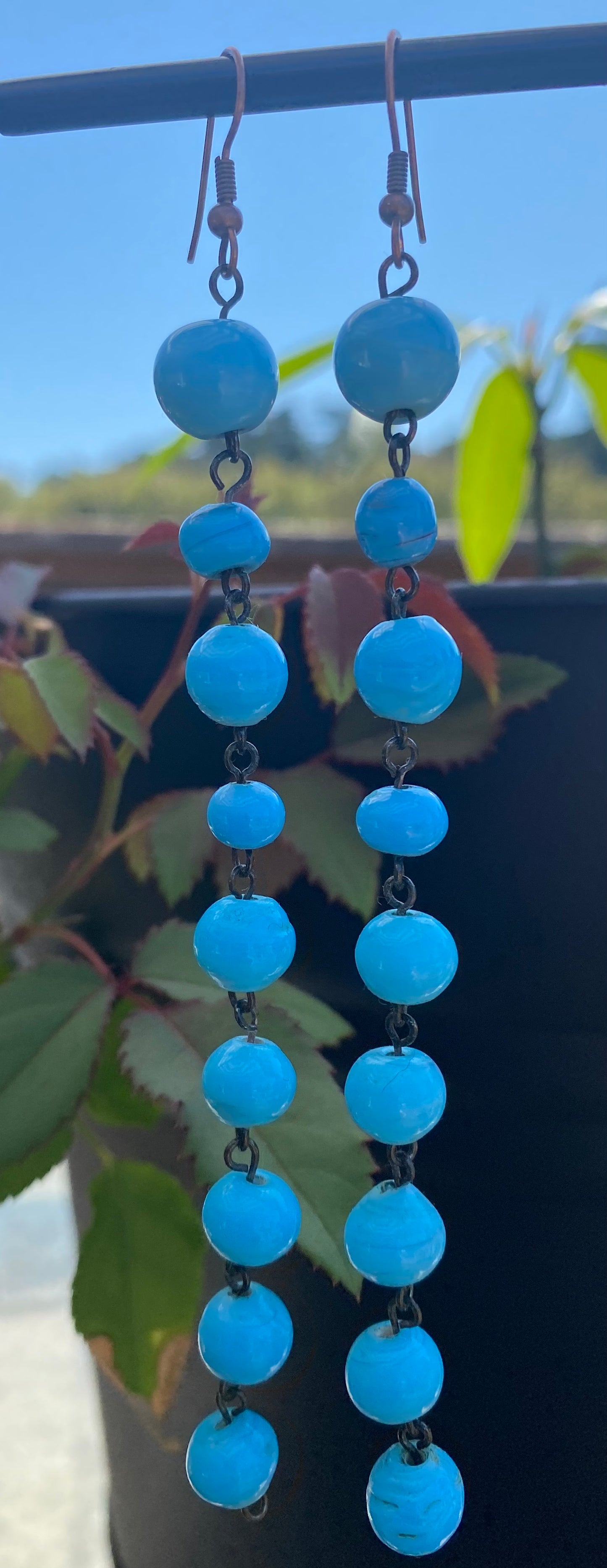 Vintage Italian Blue Glass
