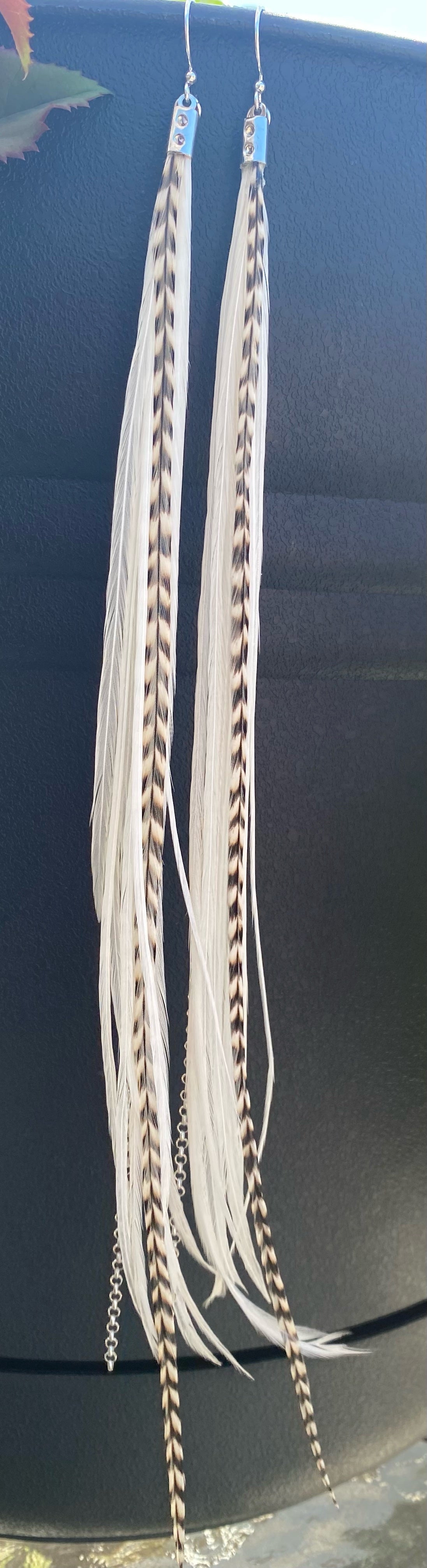 White & Black with Chain