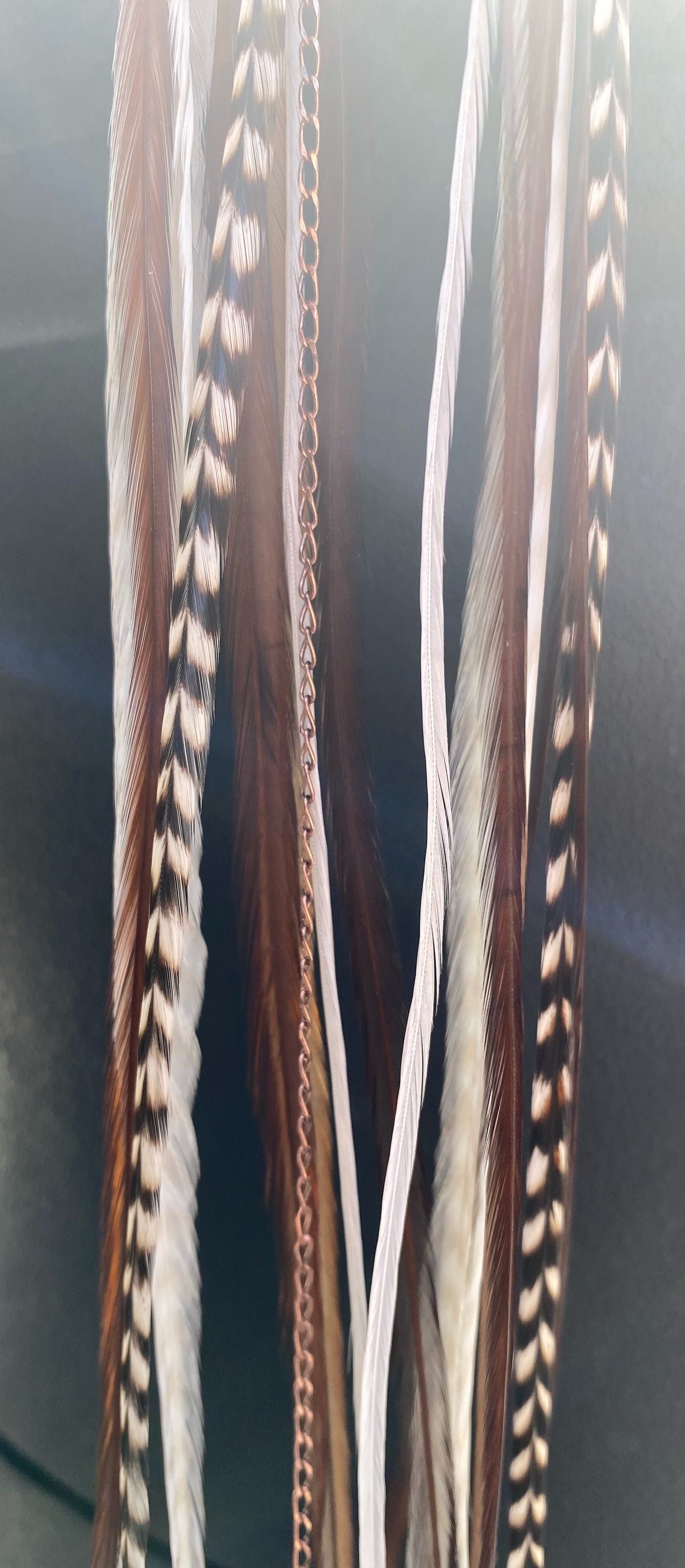 Brown, White & Black
