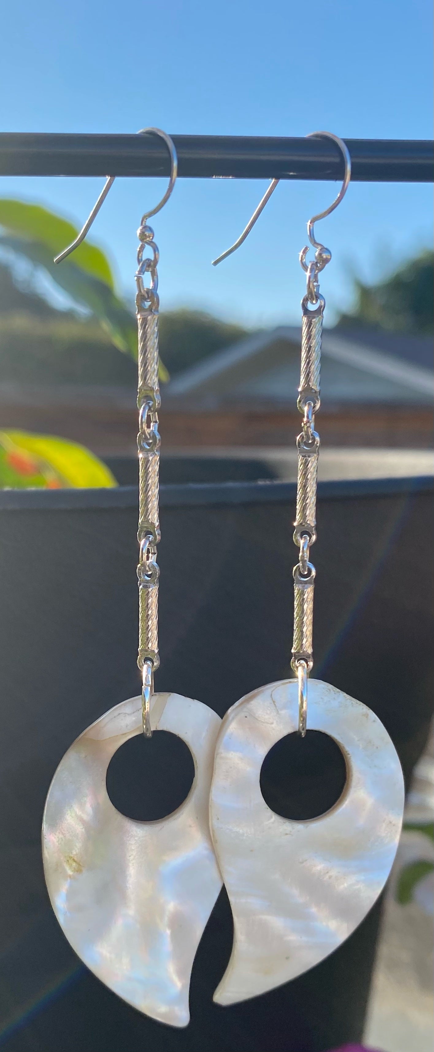 Vintage Shell on Silver Links