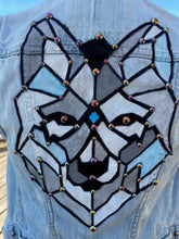 Load image into Gallery viewer, Lone Wolf - Denim Vest Size XS
