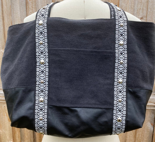 Black Denim Bag